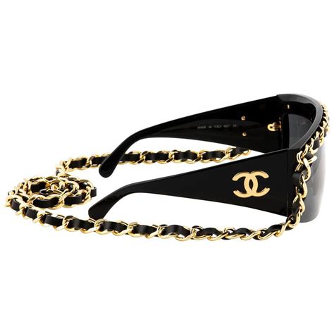 vintage chanel gold chain sunglasses|how much Chanel sunglasses cost.